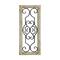 25" White Farmhouse Ornamental Wood & Metal Wall Décor